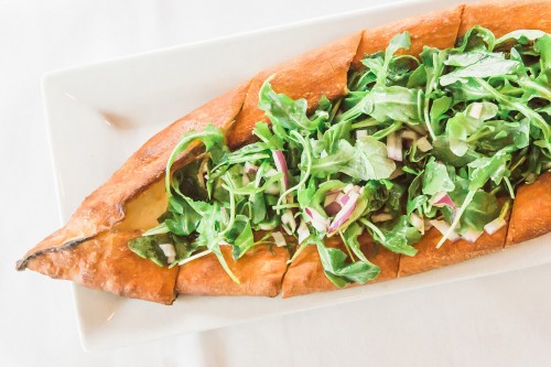White and Green Pide